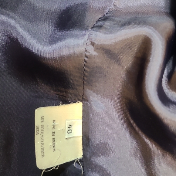 Sleek Gray Women's Blazer by Ella - Picture 5 of 5